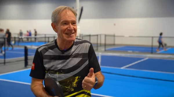 Former President of the Calgary Pickleball Club is trying out at YYC Pickleball.
